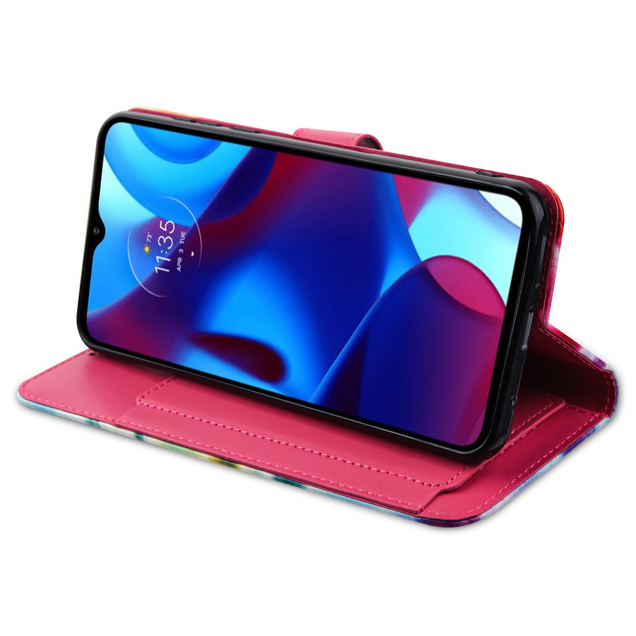 MyBat MyJacket Wallet Xtra Series with RFID Blocking for Motorola Moto G Pure / Moto G Power (2022) - Tie Dye Swirl - MMGPPCMJG091-4.jpg