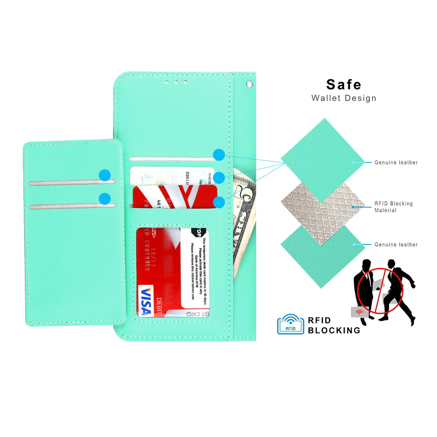 MyBat MyJacket Wallet Xtra Series with RFID Blocking for Motorola Moto G Pure / Moto G Power (2022) - Holographic Leopard - MMGPPCMJG094-5.jpg