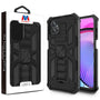 MyBat Sturdy Hybrid Protector Cover (with Stand) for Motorola Moto G Power 5G (2023) - Black / Black