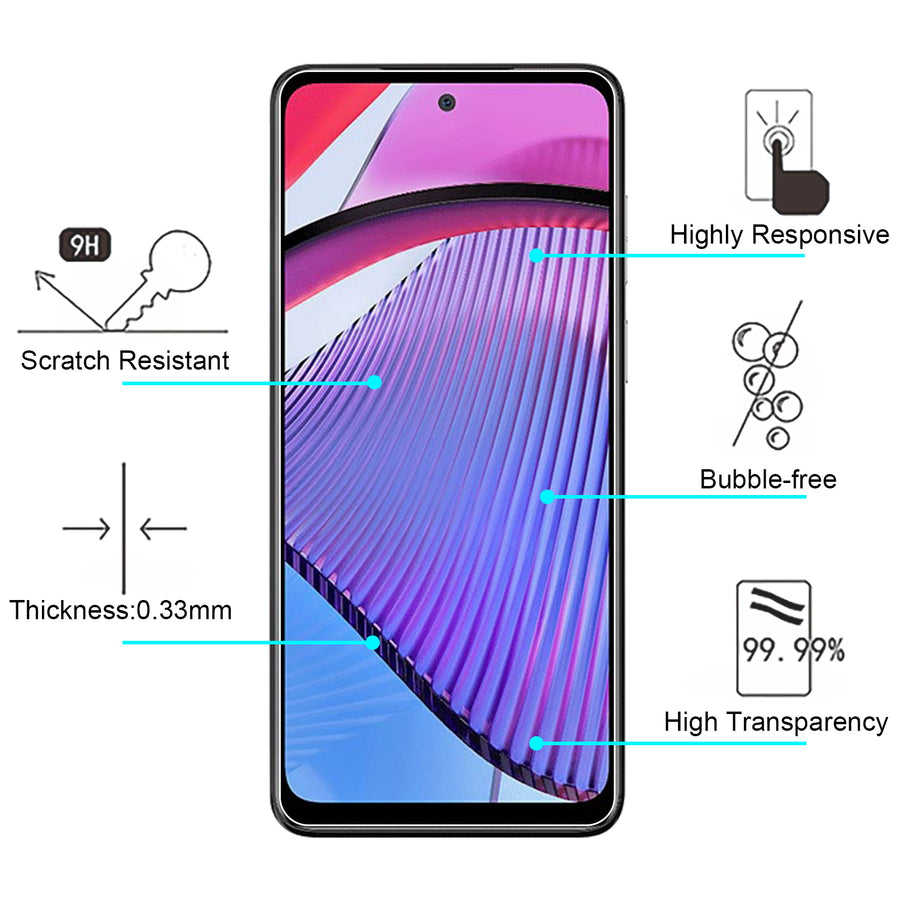 MyBat Tempered Glass Screen Protector (2.5D) for Motorola Moto G Power 5G (2023) - Clear - MMGPW23SC90-4.jpg