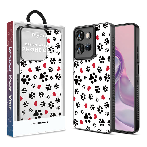 MyBat Design Lab Series Case for Motorola Moto G Power 5G 2026 / 2025 - Paw Prints and Hearts - MMGPW26CSLESM001-1.jpg