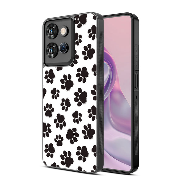 MyBat Design Lab Series Case for Motorola Moto G Power 5G 2026 / 2025 - Black Paw Prints - MMGPW26CSLESM002-2.jpg