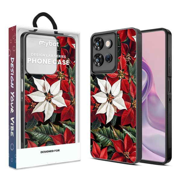 MyBat Design Lab Series Case for Motorola Moto G Power 5G 2026 / 2025 - Christmas Poinsettias - MMGPW26CSLESM301-1.jpg