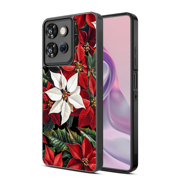 MyBat Design Lab Series Case for Motorola Moto G Power 5G 2026 / 2025 - Christmas Poinsettias - MMGPW26CSLESM301-2.jpg