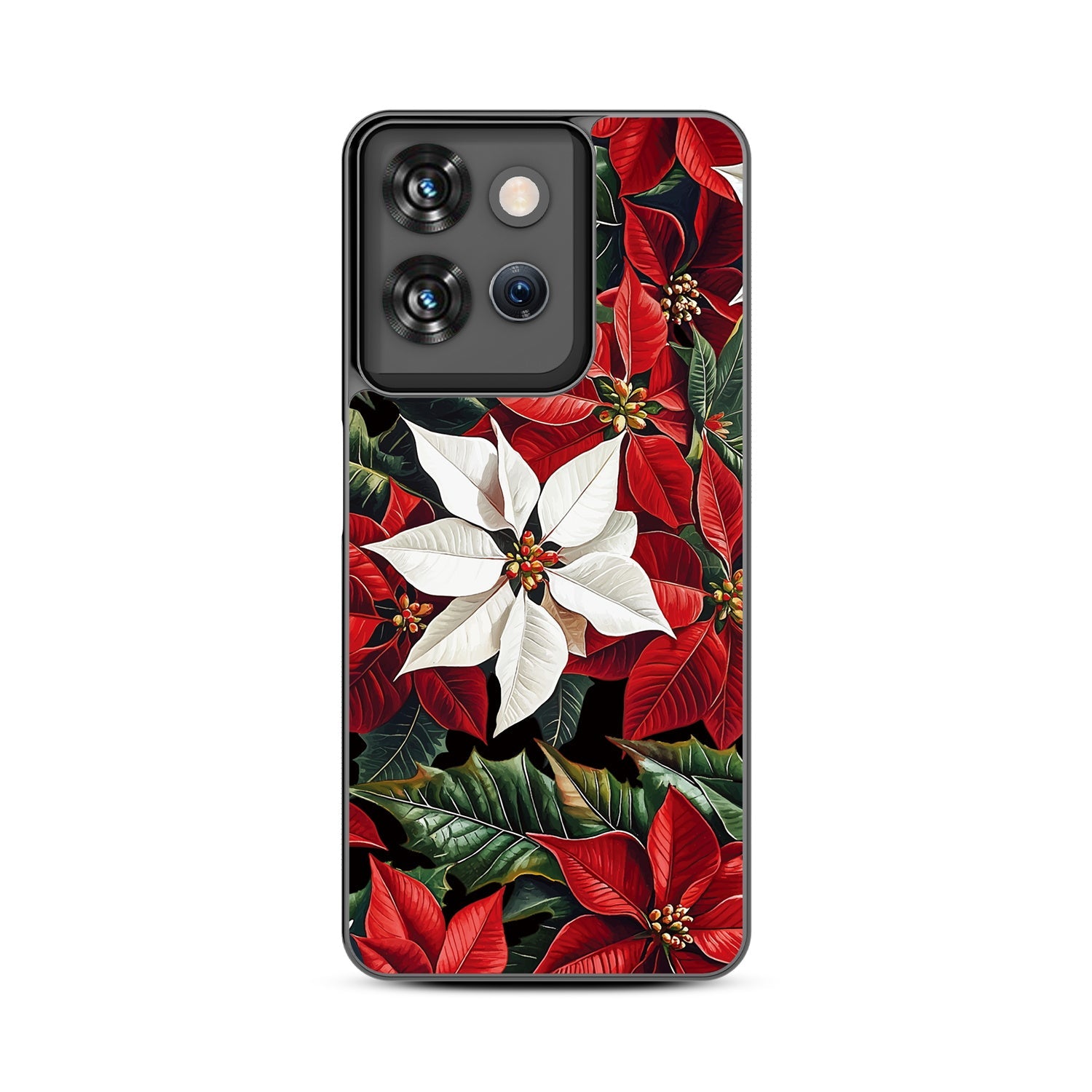 MyBat Design Lab Series Case for Motorola Moto G Power 5G 2026 / 2025 - Christmas Poinsettias