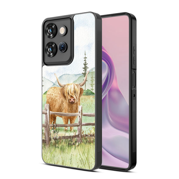 MyBat Design Lab Series Case for Motorola Moto G Power 5G 2026 / 2025 - Highland Cow - MMGPW26CSLESM470-2.jpg