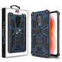 MyBat Sturdy Hybrid Protector Cover (with Stand) for Motorola Moto G Play (2021) - Ink Blue / Black