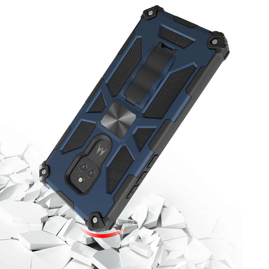 MyBat Sturdy Hybrid Protector Cover (with Stand) for Motorola Moto G Play (2021) - Ink Blue / Black - MMGPY21CSFSSS002-5.jpg