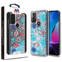 MyBat Quicksand Glitter Hybrid Protector Cover for Motorola Moto G Play (2023) - Seashells