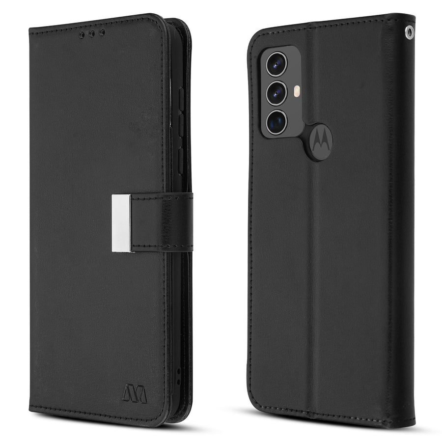MyBat MyJacket Wallet Xtra Series for Motorola Moto G Play (2023) - Black / Black - MMGPY23PCMJG031-6.jpg