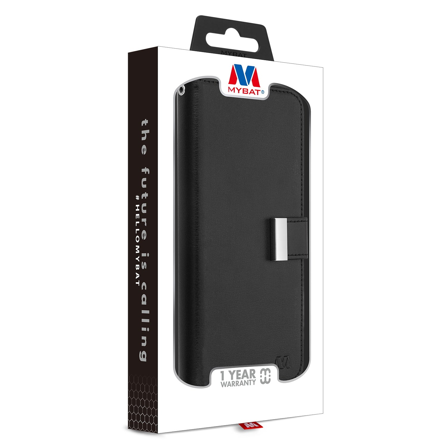 MyBat MyJacket Wallet Xtra Series for Motorola Moto G Play (2023) - Black / Black