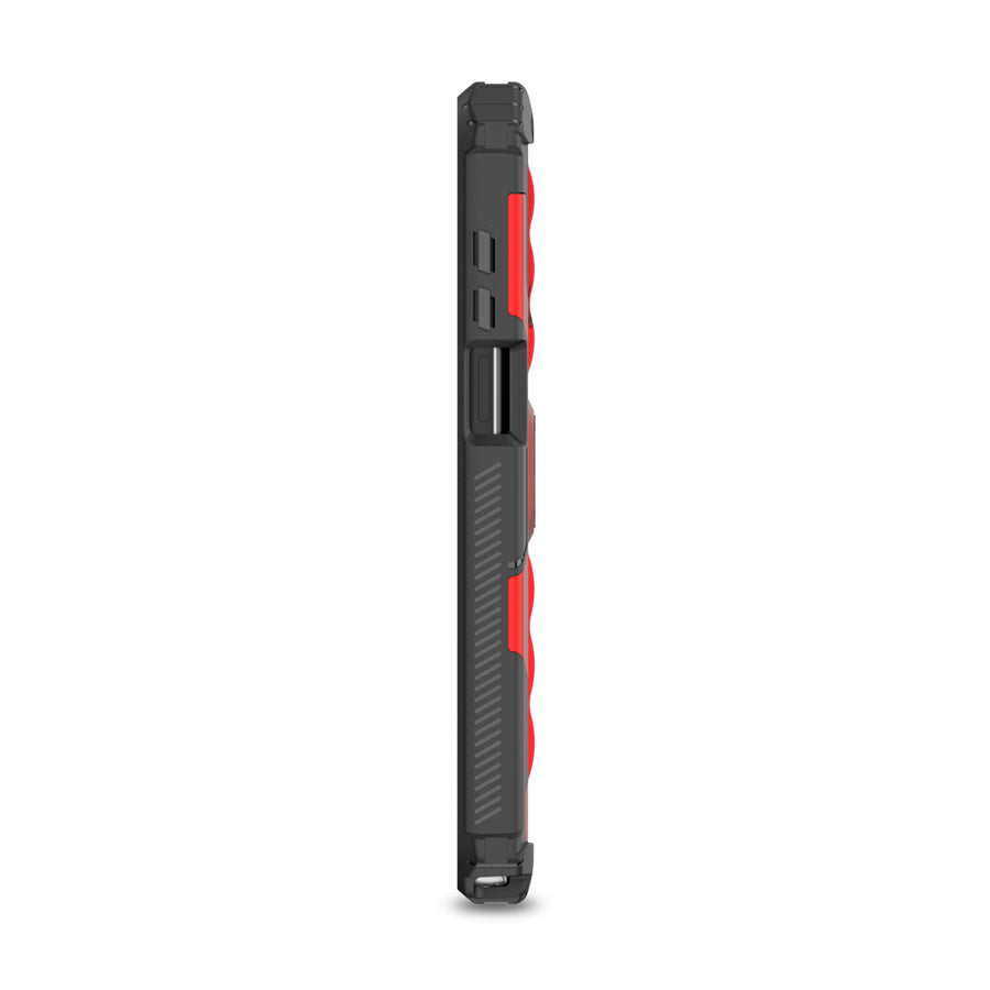 MyBat Sturdy Hybrid Protector Cover (with Stand) for Motorola Moto G Stylus 5G (2023) - Red / Black - MMGS5G23CSFSSS003-4.jpg