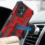 MyBat Sturdy Hybrid Protector Cover (with Stand) for Motorola Moto G Stylus 5G (2023) - Red / Black - MMGS5G23CSFSSS003-9.jpg