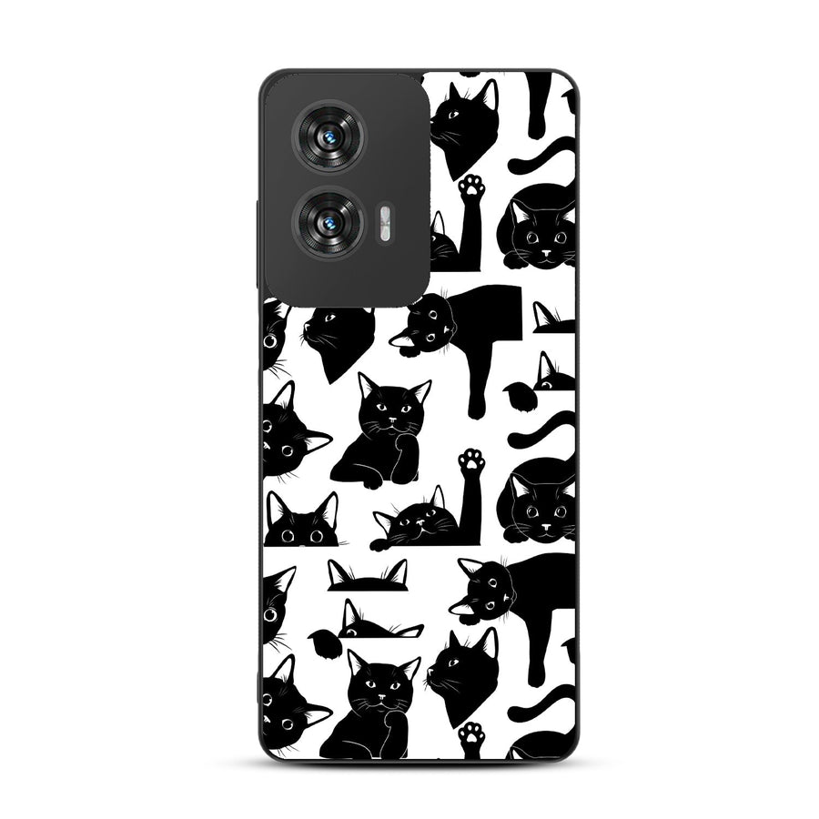 MyBat Design Lab Series Case for Motorola Moto G Stylus 5G (2024) - Black Cats
