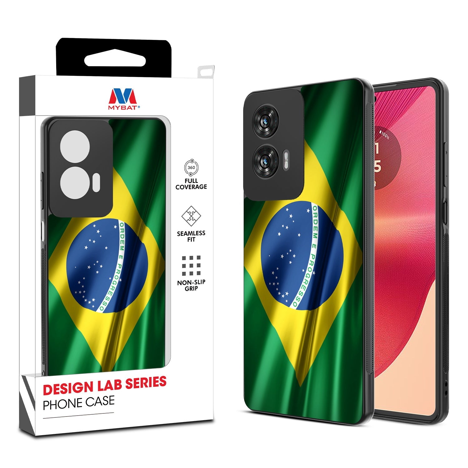 MyBat Design Lab Series Case for Motorola Moto G Stylus 5G (2024) - Brazilian Flag