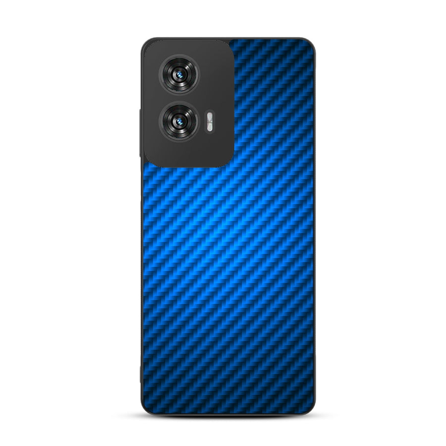MyBat Design Lab Series Case for Motorola Moto G Stylus 5G (2024) - Blue Carbon Fiber