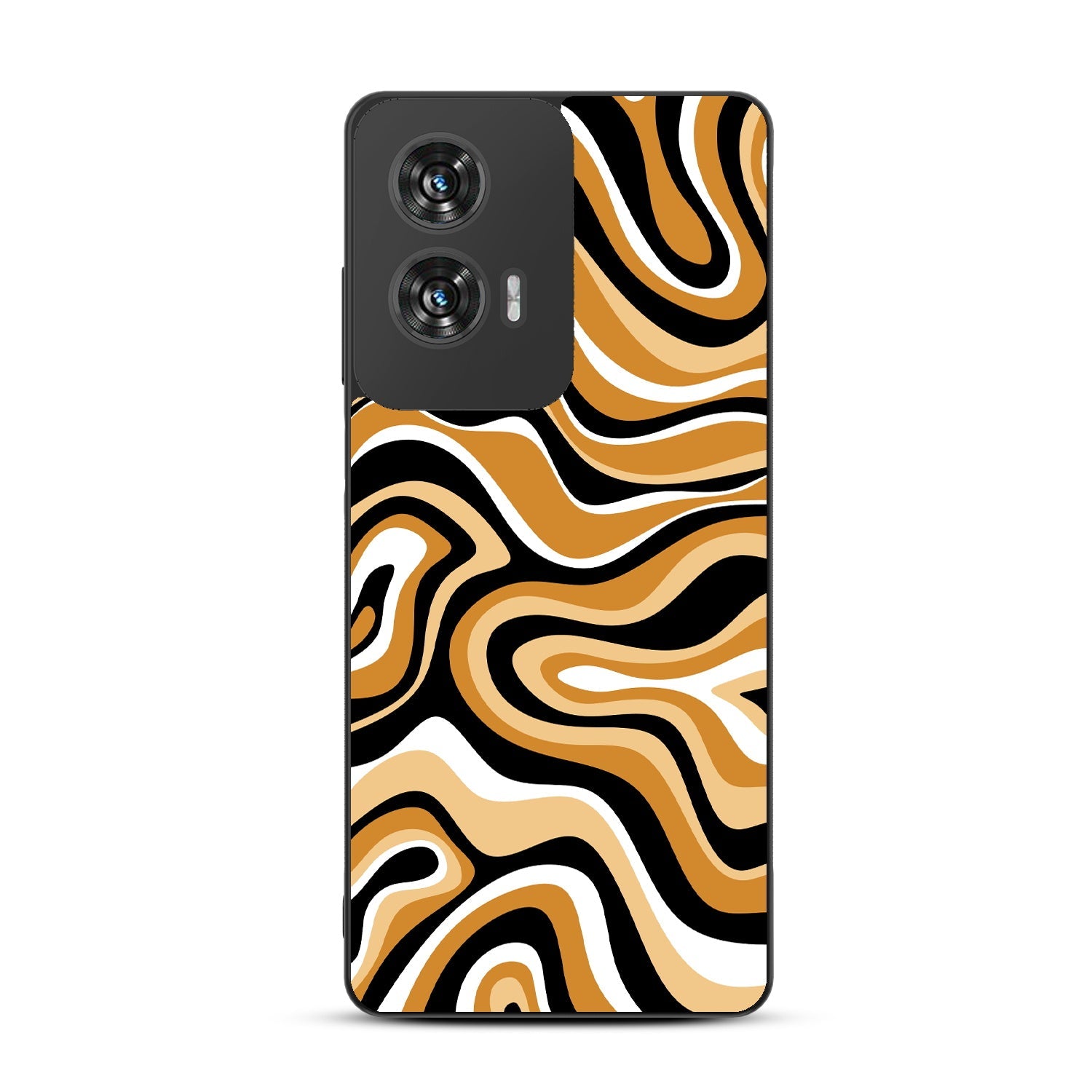 MyBat Design Lab Series Case for Motorola Moto G Stylus 5G (2024) - Groovy Golden Swirls