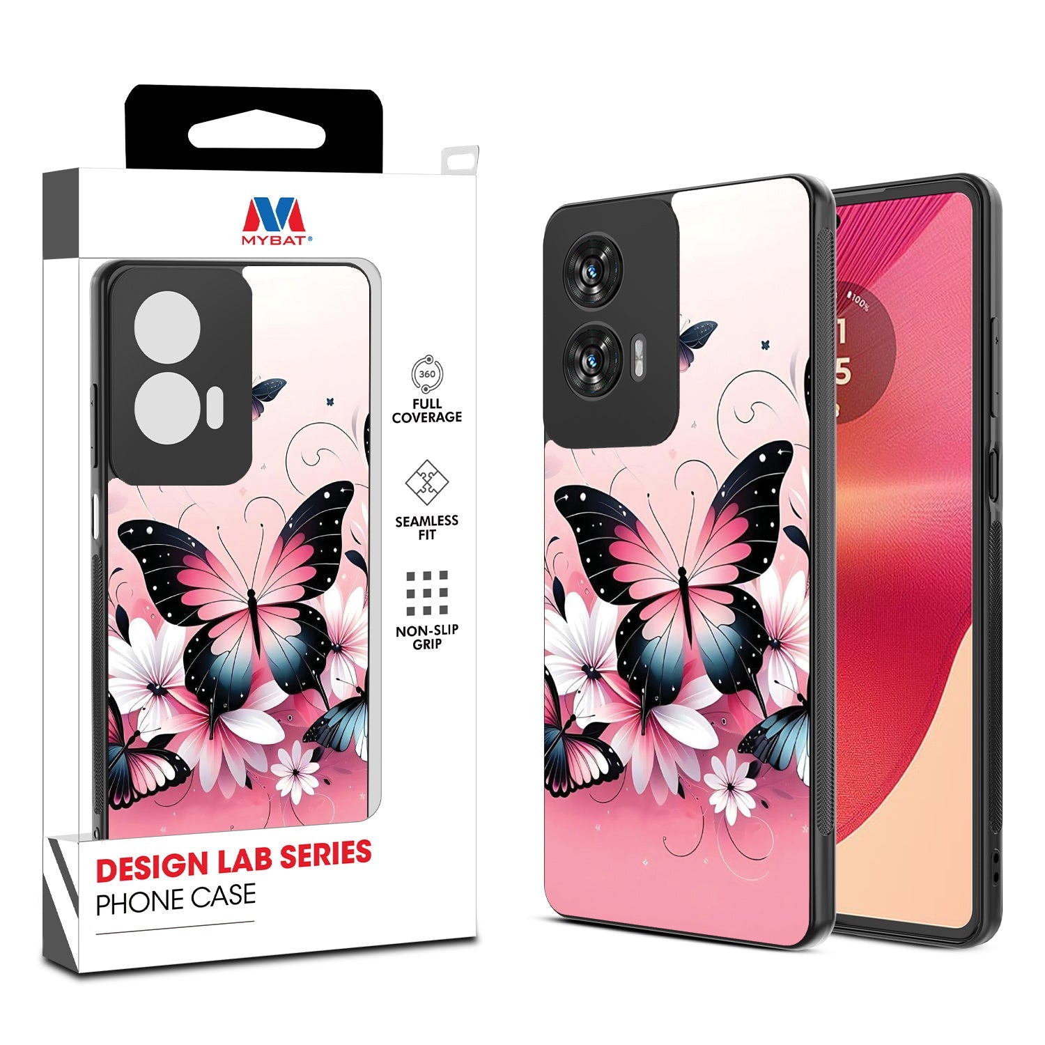 MyBat Design Lab Series Case for Motorola Moto G Stylus 5G (2024) - Butterfly Bouquet