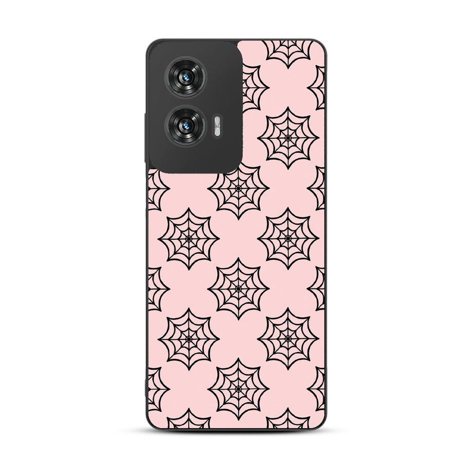 MyBat Design Lab Series Case for Motorola Moto G Stylus 5G (2024) - Pink Spider Web