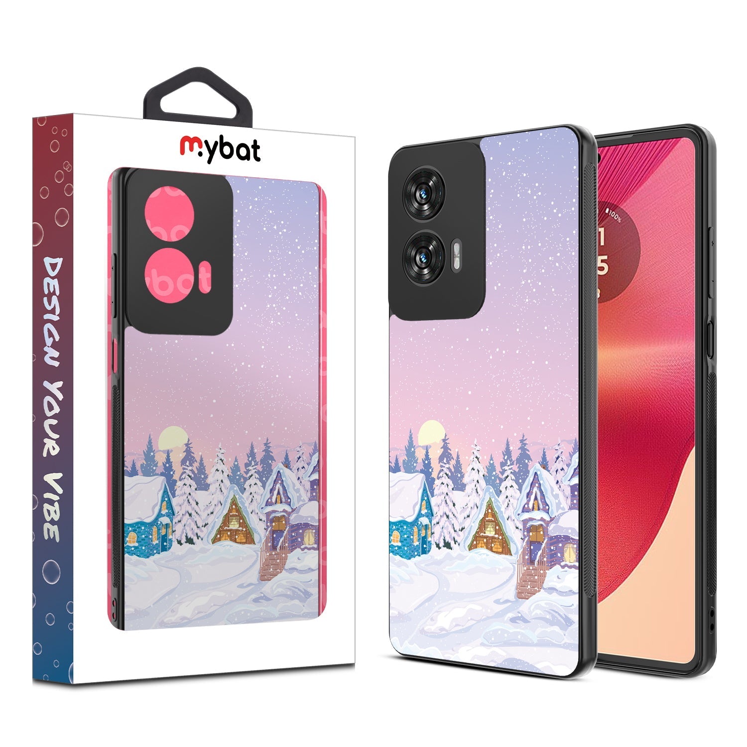MyBat Design Lab Series Case for Motorola Moto G Stylus 5G (2024) - Snow Globe Village