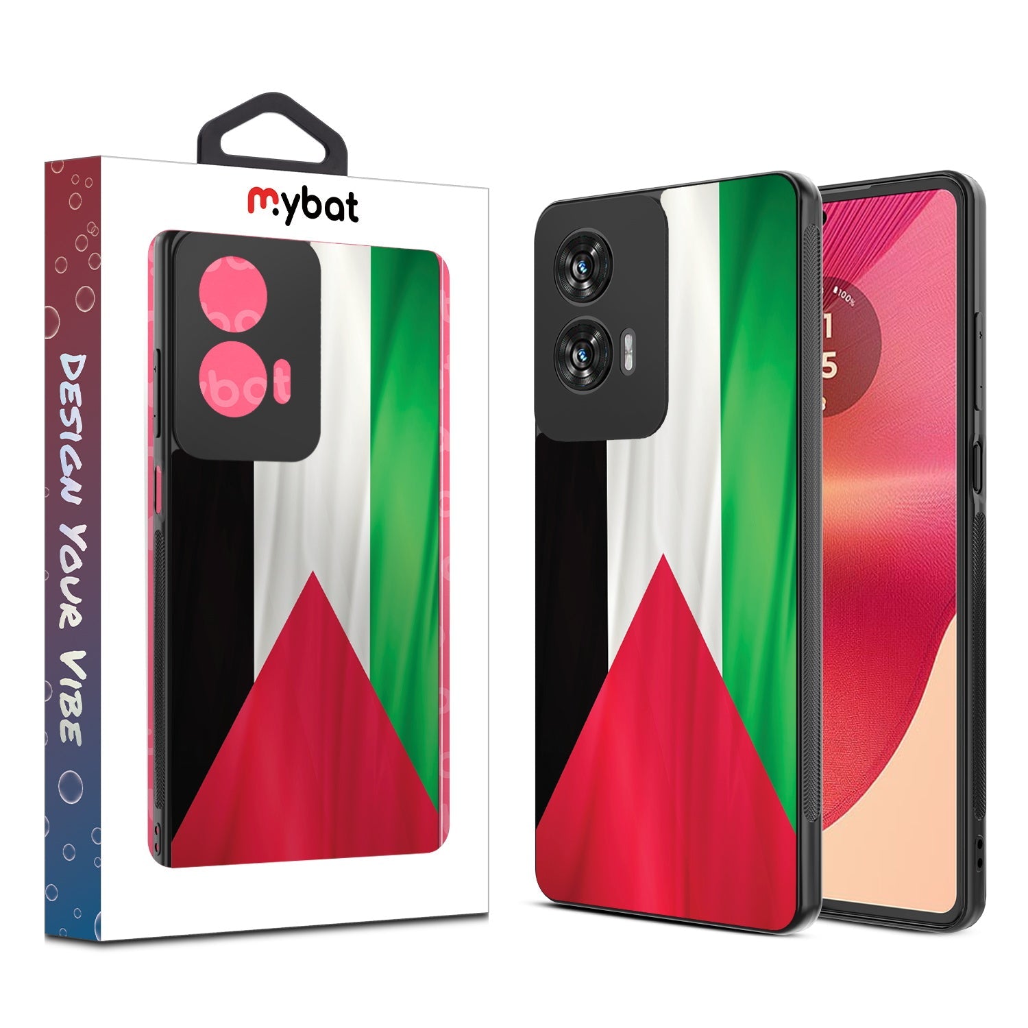 MyBat Design Lab Series Case for Motorola Moto G Stylus 5G (2024) - Palestine Flag