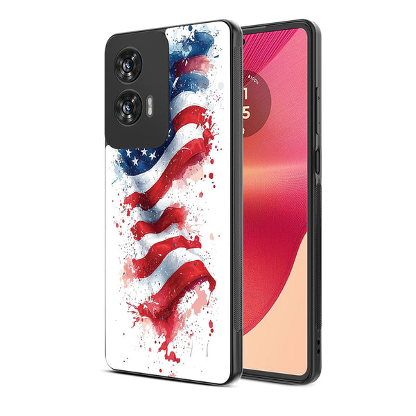 MyBat Design Lab Series Case for Motorola Moto G Stylus 5G (2024) - Patriotic Flag Painiting - MMGS5G24CSLESM346-2.jpg