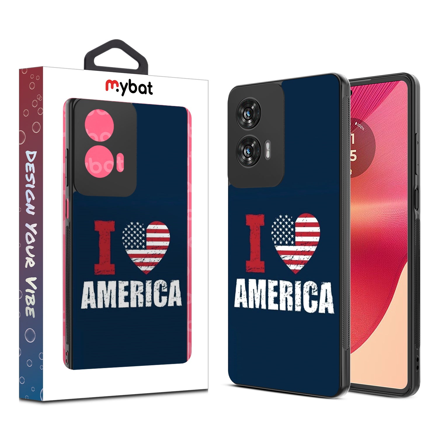 MyBat Design Lab Series Case for Motorola Moto G Stylus 5G (2024) - I Love America