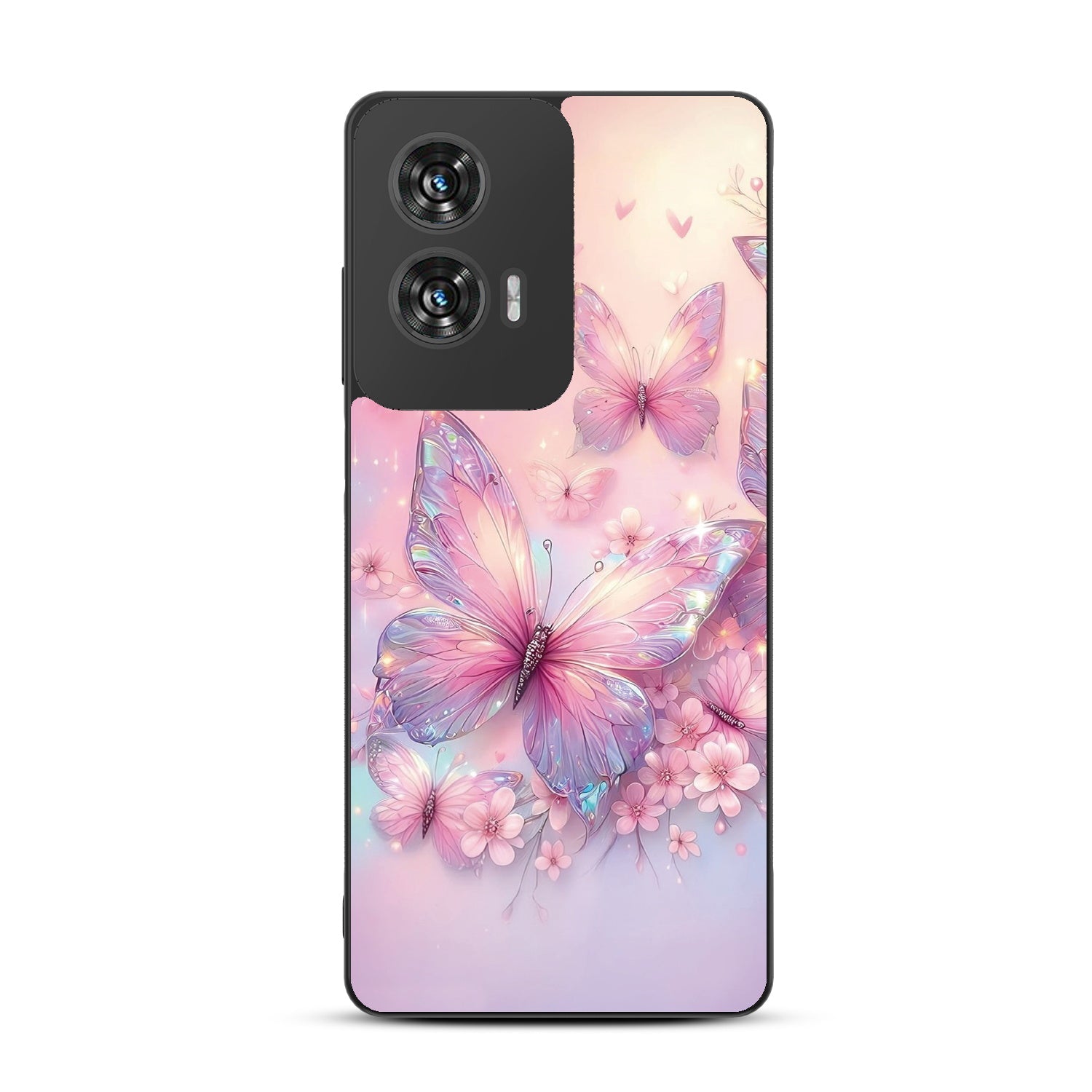 MyBat Design Lab Series Case for Motorola Moto G Stylus 5G (2024) - Pink Butterflies