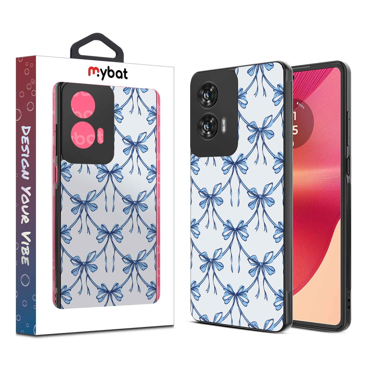 MyBat Design Lab Series Case for Motorola Moto G Stylus 5G (2024) - Blue Ribbon