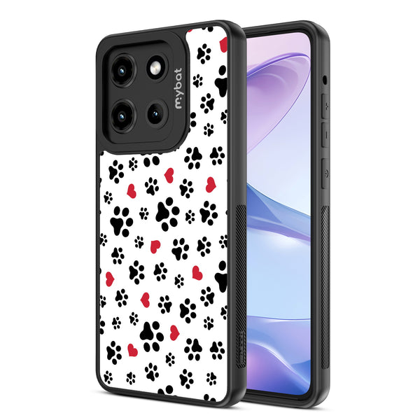 MyBat Design Lab Series Case for Motorola Moto G Stylus 5G (2025) / Moto G Stylus 5G (2026) - Paw Prints and Hearts - MMGS5G25CSLESMP001-2.jpg