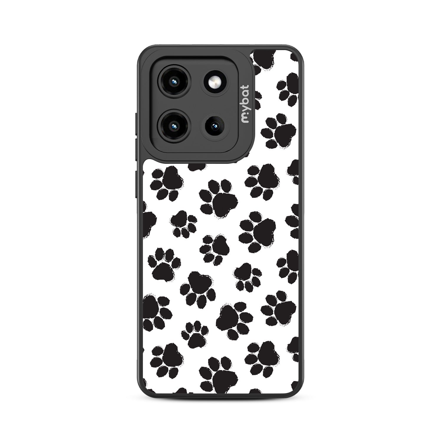 MyBat Design Lab Series Case for Motorola Moto G Stylus 5G (2025) / Moto G Stylus 5G (2026) - Black Paw Prints