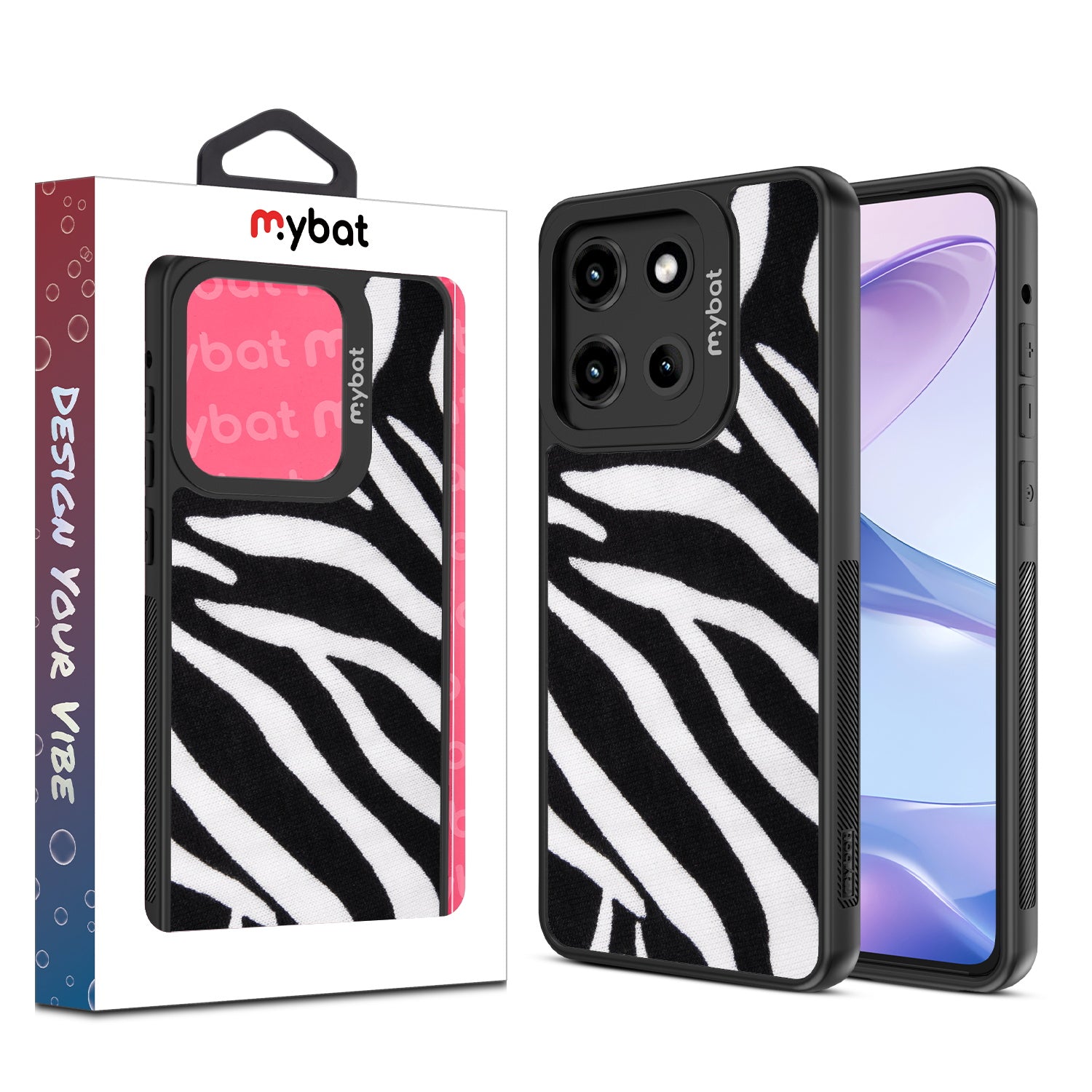 MyBat Design Lab Series Case for Motorola Moto G Stylus 5G (2025) / Moto G Stylus 5G (2026) - Zebra Print