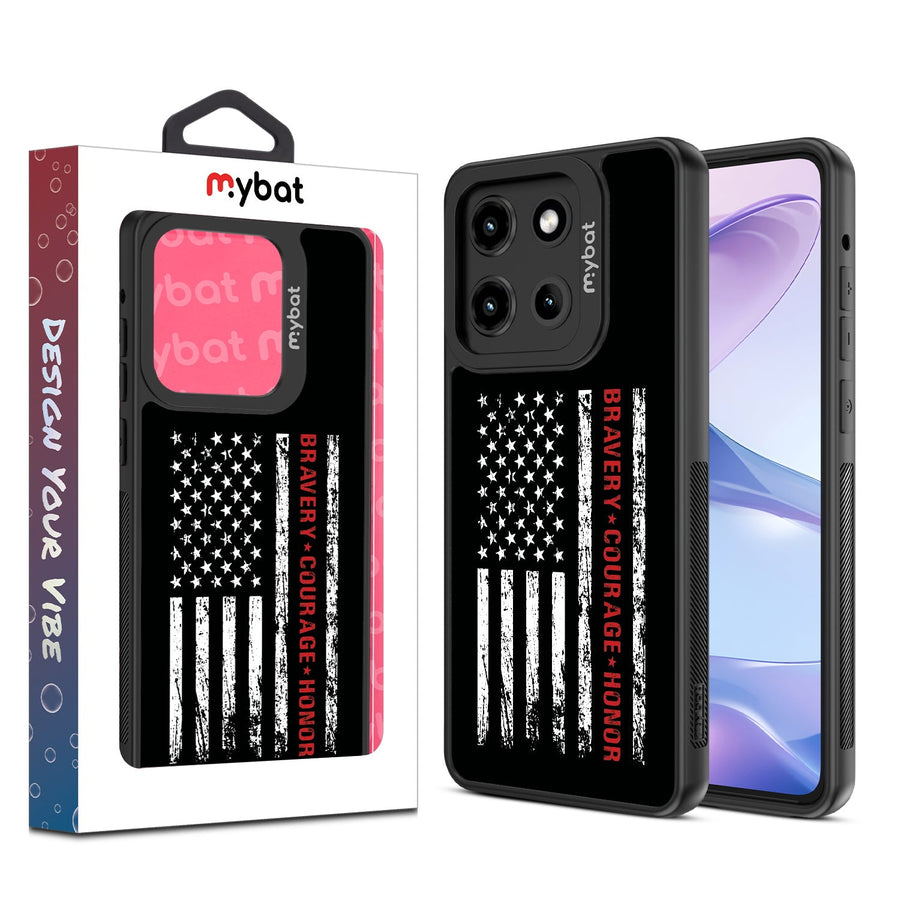 MyBat Design Lab Series Case for Motorola Moto G Stylus 5G (2025) / Moto G Stylus 5G (2026) - Firefighter Flag