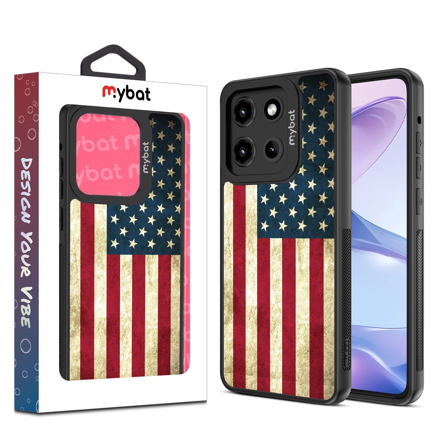 MyBat Design Lab Series Case for Motorola Moto G Stylus 5G (2025) / Moto G Stylus 5G (2026) - American Flag