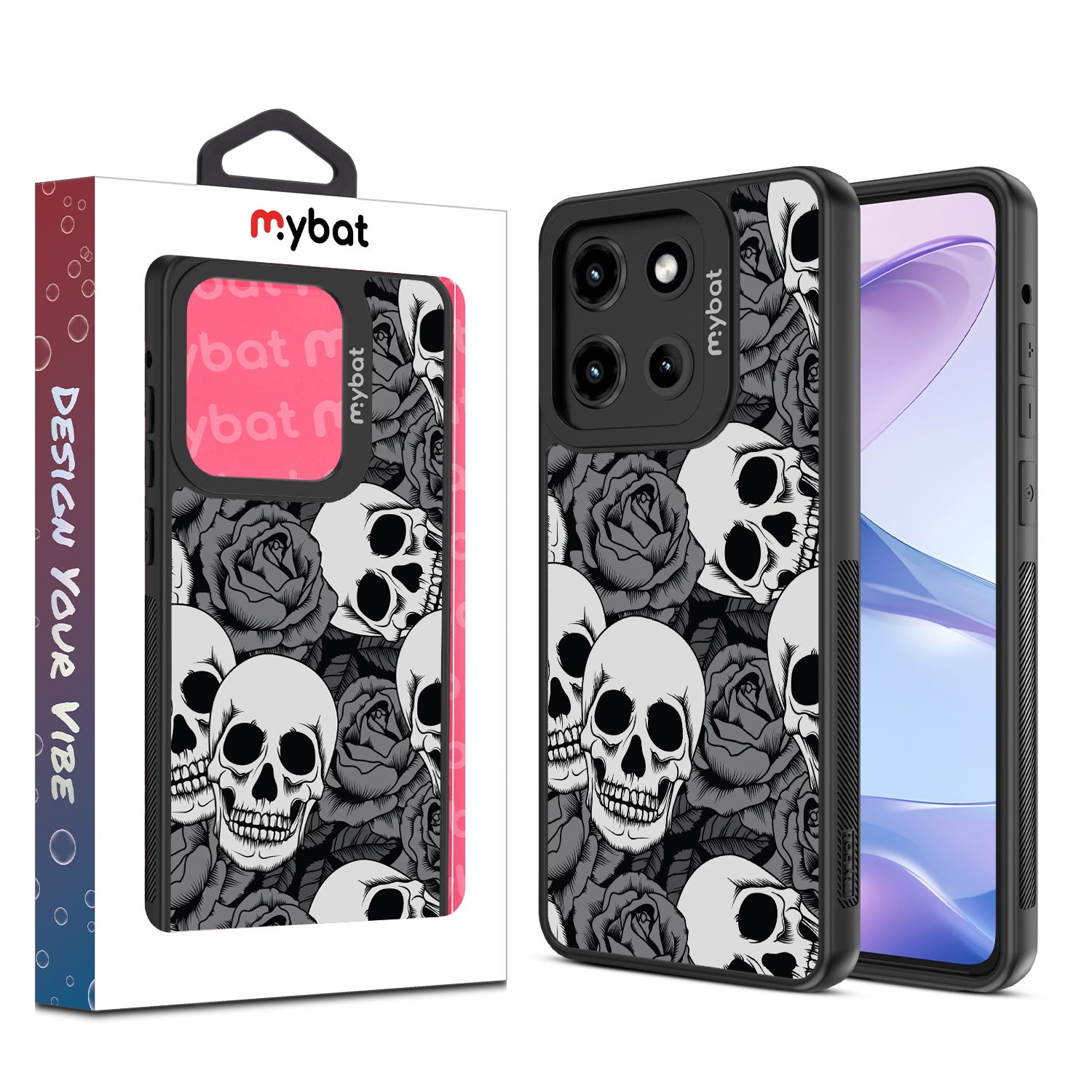 MyBat Design Lab Series Case for Motorola Moto G Stylus 5G (2025) / Moto G Stylus 5G (2026) - Skull Garden
