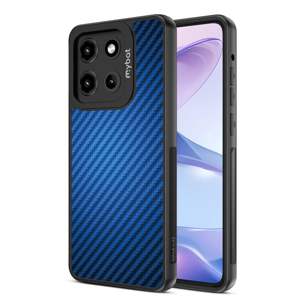 MyBat Design Lab Series Case for Motorola Moto G Stylus 5G (2025) / Moto G Stylus 5G (2026) - Blue Carbon Fiber - MMGS5G25CSLESMP084-2.jpg