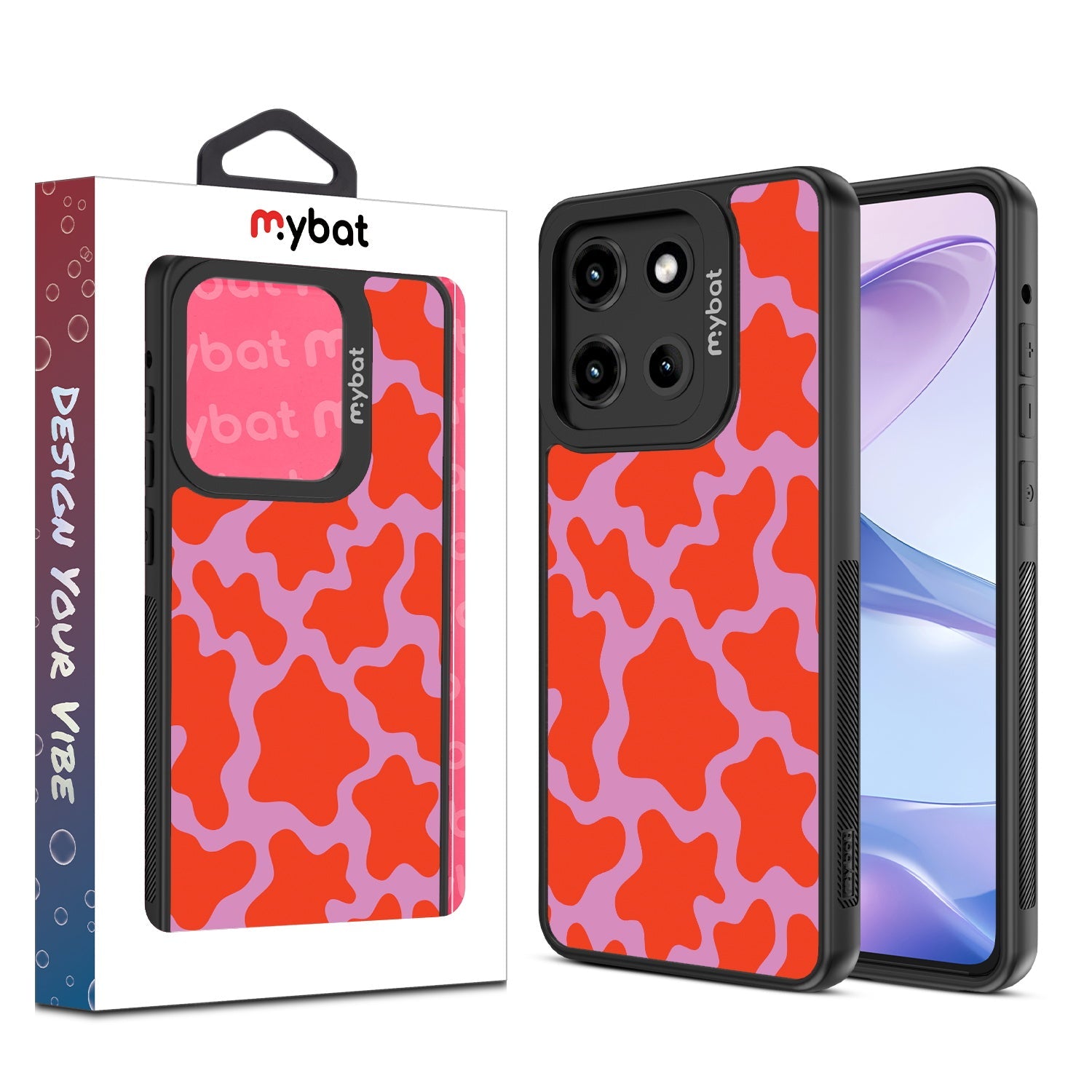 MyBat Design Lab Series Case for Motorola Moto G Stylus 5G (2025) / Moto G Stylus 5G (2026) - Pink Retro Splashes