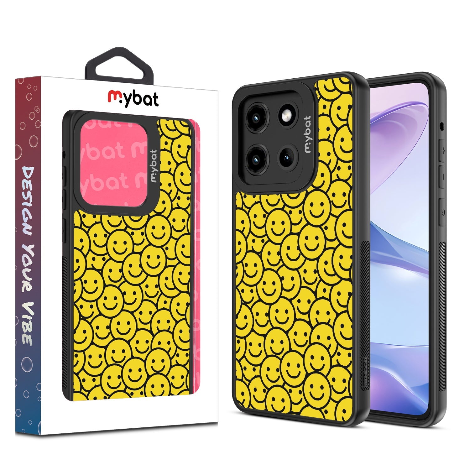 MyBat Design Lab Series Case for Motorola Moto G Stylus 5G (2025) / Moto G Stylus 5G (2026) - Smiley Faces