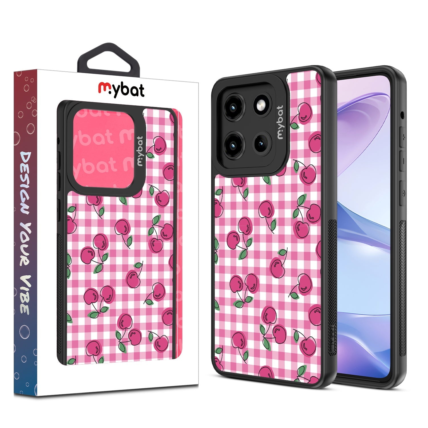 MyBat Design Lab Series Case for Motorola Moto G Stylus 5G (2025) / Moto G Stylus 5G (2026) - Pink Cherries