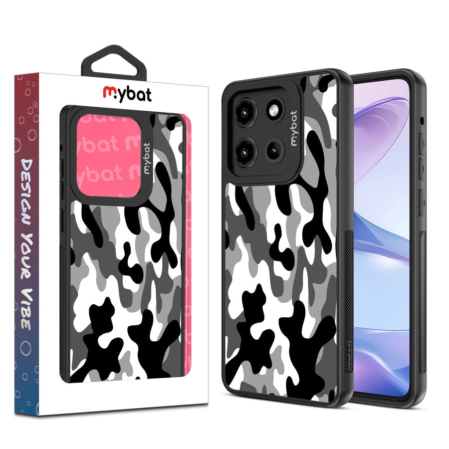 MyBat Design Lab Series Case for Motorola Moto G Stylus 5G (2025) / Moto G Stylus 5G (2026) - Black & White Camouflage