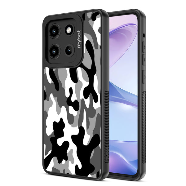 MyBat Design Lab Series Case for Motorola Moto G Stylus 5G (2025) / Moto G Stylus 5G (2026) - Black & White Camouflage - MMGS5G25CSLESMP122-2.jpg