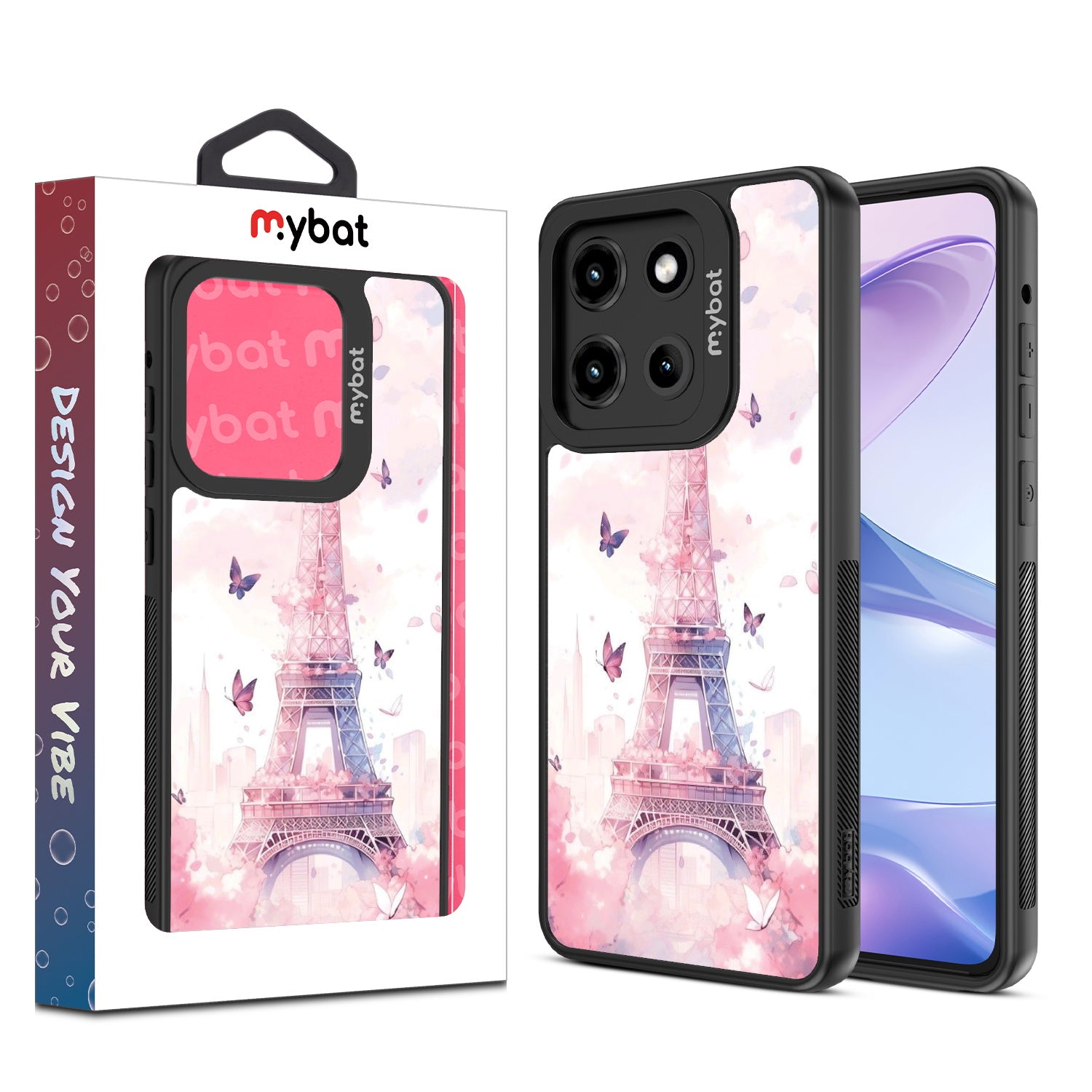 MyBat Design Lab Series Case for Motorola Moto G Stylus 5G (2025) / Moto G Stylus 5G (2026) - Parisian Butterflies