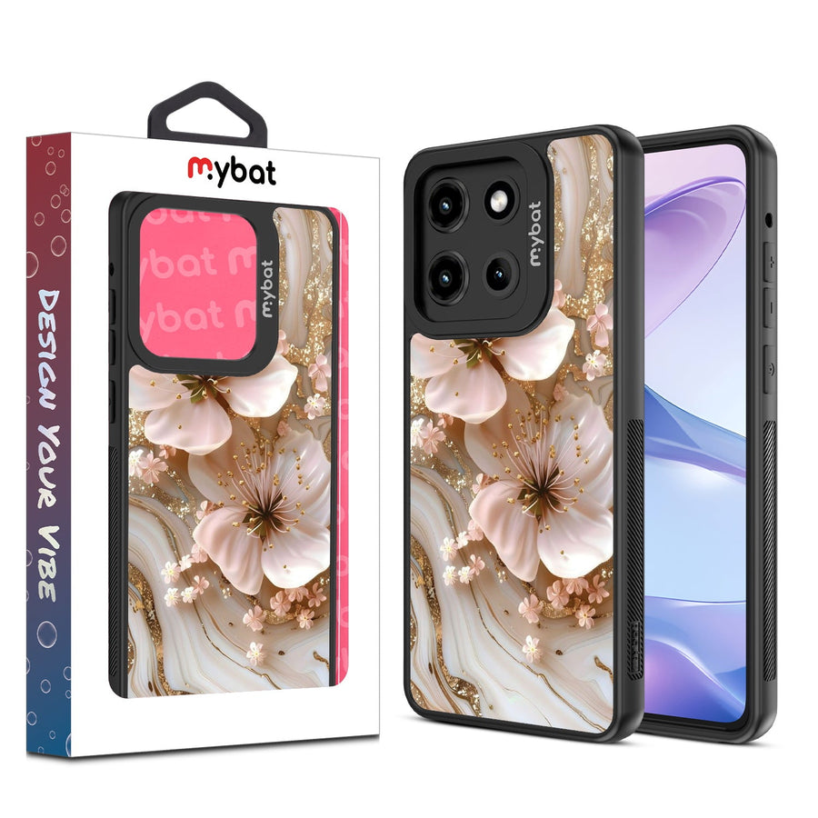 MyBat Design Lab Series Case for Motorola Moto G Stylus 5G (2025) / Moto G Stylus 5G (2026) - Golden Petal Glow