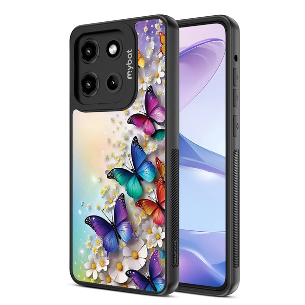 MyBat Design Lab Series Case for Motorola Moto G Stylus 5G (2025) / Moto G Stylus 5G (2026) - Rainbow Butterflies - MMGS5G25CSLESMP187-2.jpg