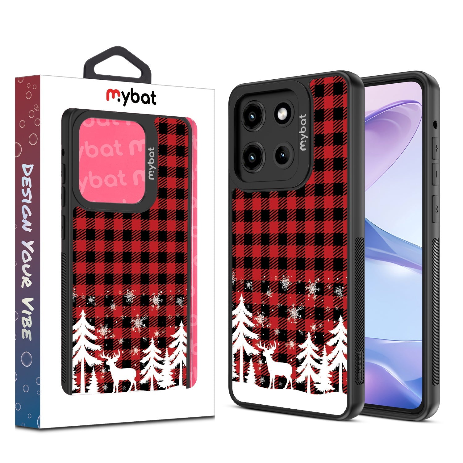 MyBat Design Lab Series Case for Motorola Moto G Stylus 5G (2025) / Moto G Stylus 5G (2026) - Reindeer Flannel