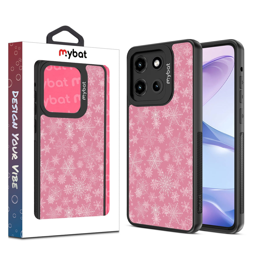 MyBat Design Lab Series Case for Motorola Moto G Stylus 5G (2025) / Moto G Stylus 5G (2026) - Pink Snowflakes