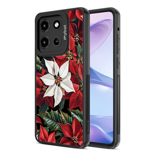 MyBat Design Lab Series Case for Motorola Moto G Stylus 5G (2025) / Moto G Stylus 5G (2026) - Christmas Poinsettias - MMGS5G25CSLESMP301-2.jpg