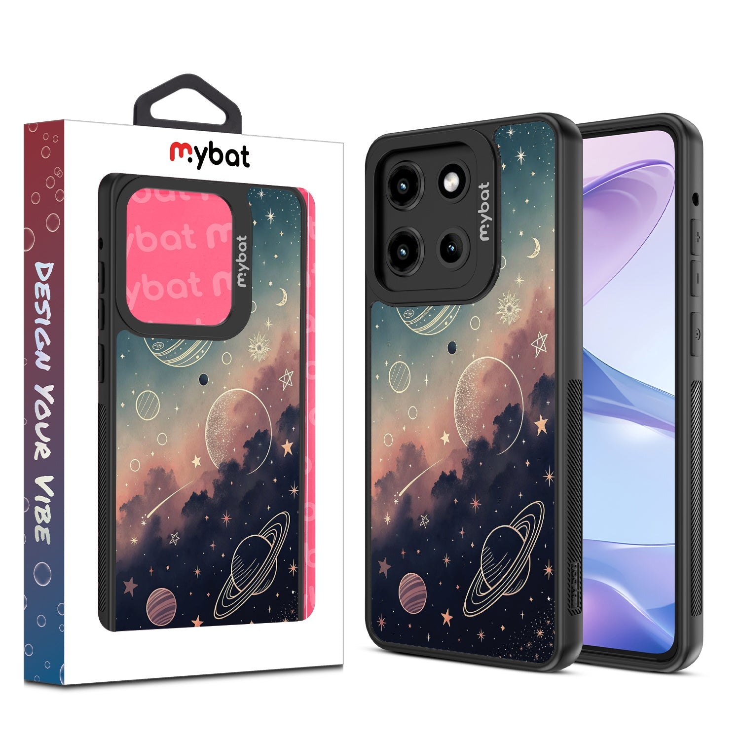 MyBat Design Lab Series Case for Motorola Moto G Stylus 5G (2025) / Moto G Stylus 5G (2026) - Planets and Stars