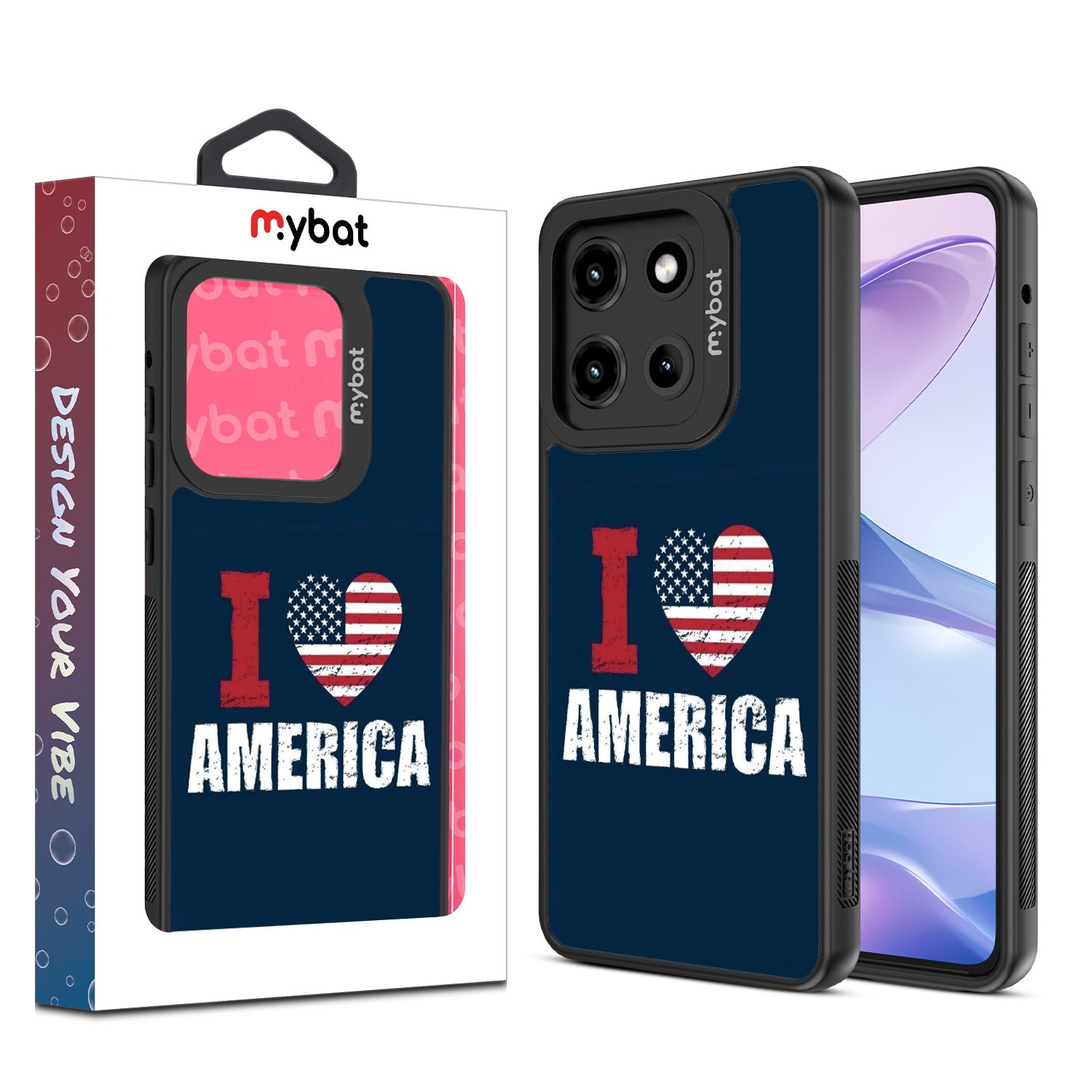 MyBat Design Lab Series Case for Motorola Moto G Stylus 5G (2025) / Moto G Stylus 5G (2026) - I Love America