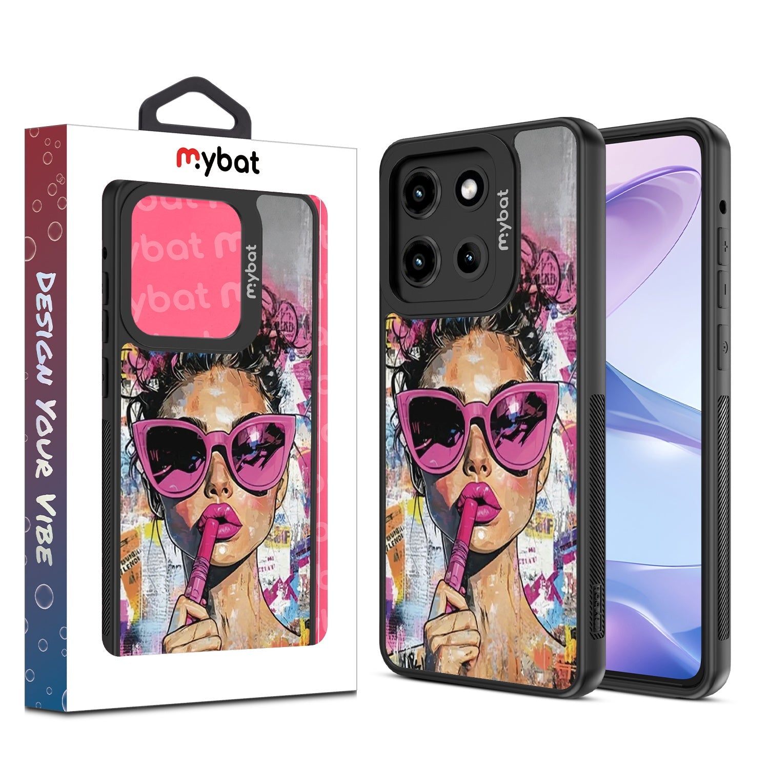 MyBat Design Lab Series Case for Motorola Moto G Stylus 5G (2025) / Moto G Stylus 5G (2026) - Graffiti Girl